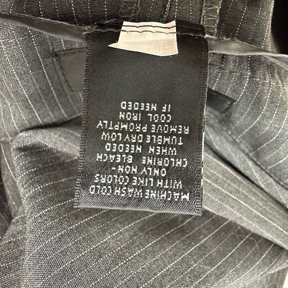 Mossimo Grey Stripe Pant Modern Fit Bootcut Stretch Womens Size 16 Slimming New - Picture 9 of 9